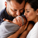 Familia con bebé